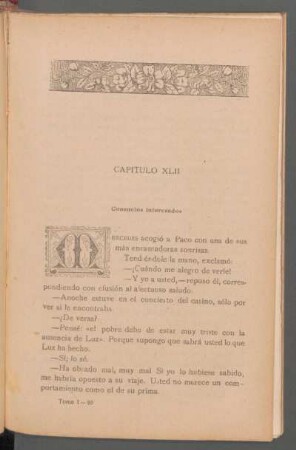 Capítulo XLII - Consuelos interesados