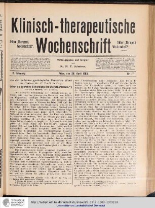 Nr. 17, 26. April 1902