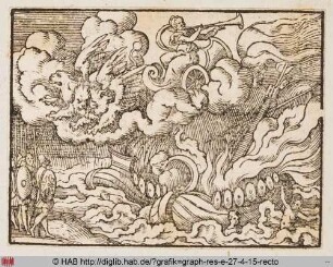 Die Schiffsflotte des Aeneas verwandelt sich in Meeresnymphen.