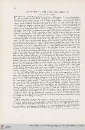 25: Abgötter an christlichen Kirchen
