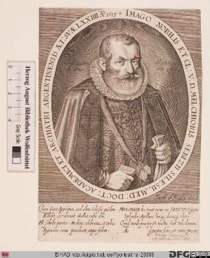 Bildnis Melchior Sebisch (Sebitz, lat. Sebizius) d. Ä.
