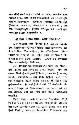 4) Die Dorotheen- oder Neustadt