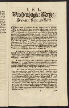 11r-16v, Durchleuchtigster Herzog,...