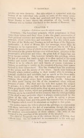 Chapter V. Adoption. - Reflections upon the subjects treated