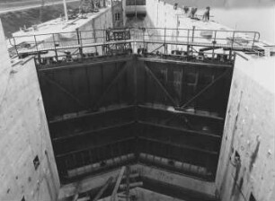 Baustelle 2. Schleuse Hessigheim/Neckar