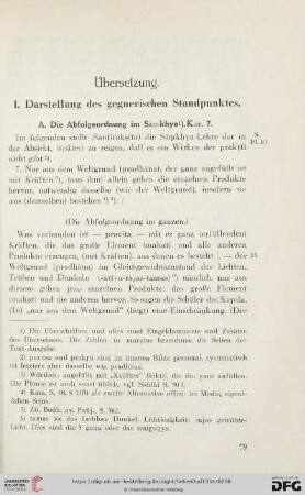 I. Darstellung des gegnerischen Standpunktes