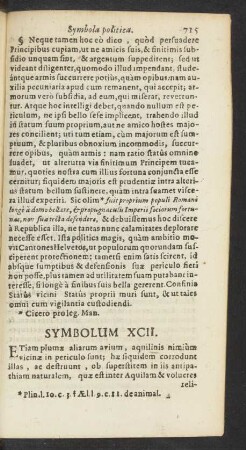 Symbolum XCII.