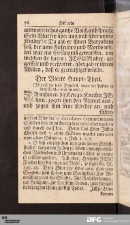 Der Vierte Haupt-Theil.