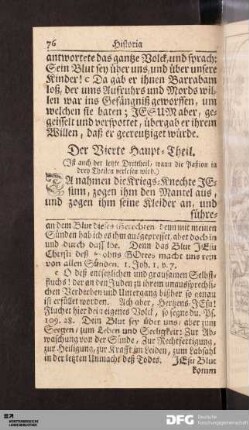Der Vierte Haupt-Theil.