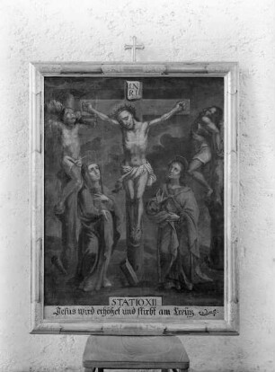 Kreuzwegstationen — Station 12: Jesus wird erhöhet und stirbt am Kreuz