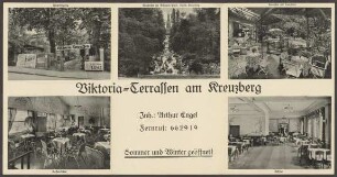 Ansichtskarte Viktoria-Terrassen am Kreuzberg