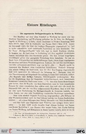 50: Die sogenannte Heiliggrabkapelle in Weilburg