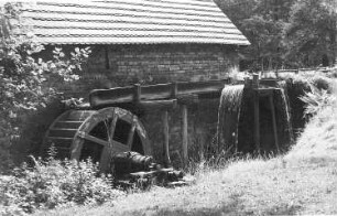 Wittichenau. Schowtschickmühle, Wasserrad