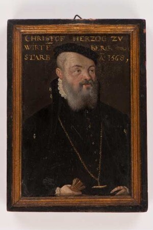 Miniaturporträt Herzog Christoph von Württemberg