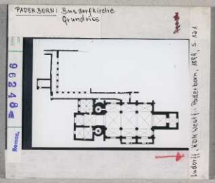 Paderborn: Busdorfkirche, Grundriss
