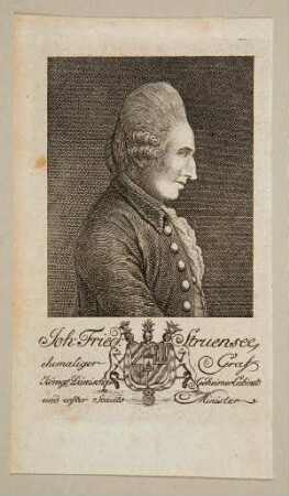Bildnis Johann Friedrich Struensee (1737-1772)