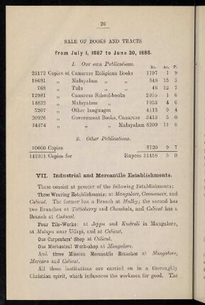 26-27, VII. Industrial and mercantile establishments