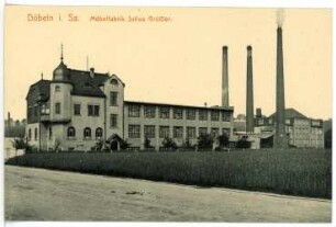 Döbeln. Möbelfabrik Julius Größler