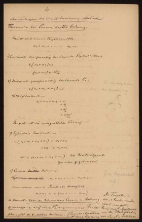 Anwendungen der somit bewiesenen Abelschen Theorems bei Curven dritter Ordnung.