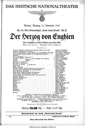 Der Herzog von Enghien