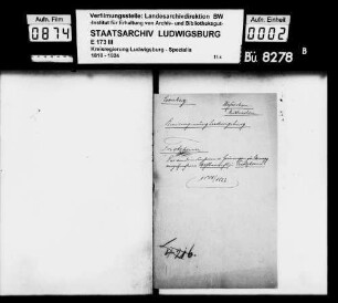 Mühlbannstreitigkeit der Gemeinde Friolzheim mit dem Freiherrn von Gemmingen zu Steinegg