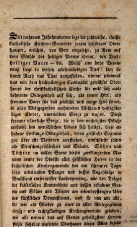 Zur dankfeiernden Erinnerung an das segensreiche Leben und Wirken Weiland seiner paebstlichen Heiligkeit Leo XII., aus dem adelichen Hause Della Genga : nebst einem Gebete, welches bei Abhaltung des kirchlichen gottes-Dienstes und der feyerlichen Exequien gesprochen werden kann