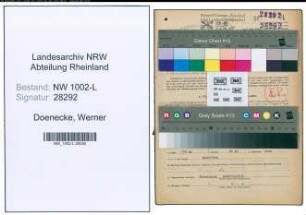 Entnazifizierung Werner Doenecke , geb. 18.06.1902 (Rechtsanwalt)