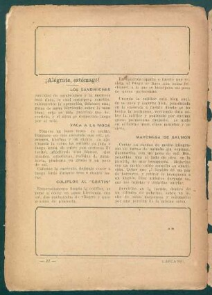 ¡Alégrate estómago!