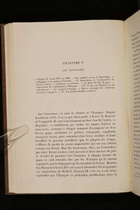 Chapitre V Les Couronnes