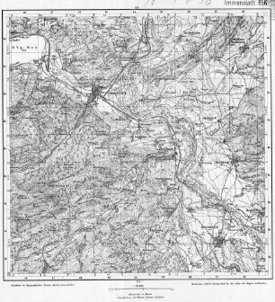 856 Immenstadt Topographische Karte von Bayern 1:25.000 [Positionsblätter]