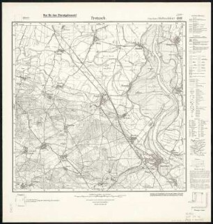 Meßtischblatt 4242 : Pretzsch, 1937 : Pretzsch. - Hrsg. 1904, einz. Nachtr. 1931. - 1:25000. - [Berlin]: Reichsamt für Landesaufnahme, 1937. - 1 Kt.