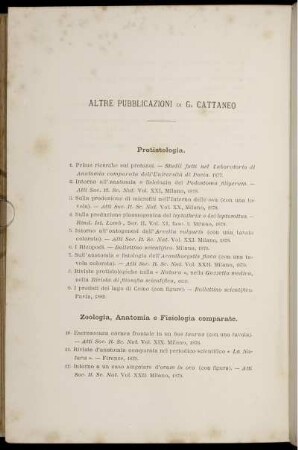 Altre Pubblicazioni Di G. Cattaneo