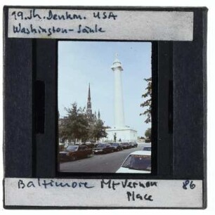 Baltimore, Mills, Washington Monument