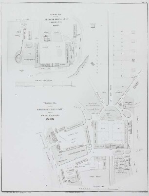 Situations-Plan von dem Königlich-preussischen Sächsischen Land-Gestüte Repitz sowie Graditz (Tafel II) (1:1 200)