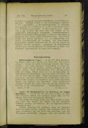 Correspondenz