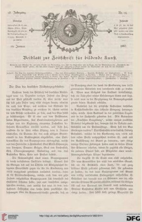 Der Bau des deutschen Reichstagsgebäudes
