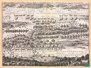 Eigentliche Abbildung des Haupt Treffens zwischen den Käys. vnd Schwedischen Armeen den 23 Octobr. und 2. Novemb. 1642 bey Leipzig geschechen