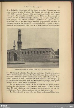 Nordwestliche Fassade der Moschee Sultan Naßir auf der Citadelle