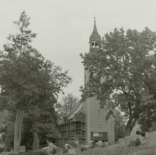 Glauchau-Gesau, Dorfkirche St. Andreas, Ansicht von Nordwesten