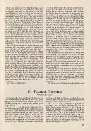 25-27 Ein Tübinger Münzfund