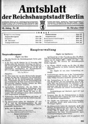 1942,43: Nr. 43, 25. Oktober 1942