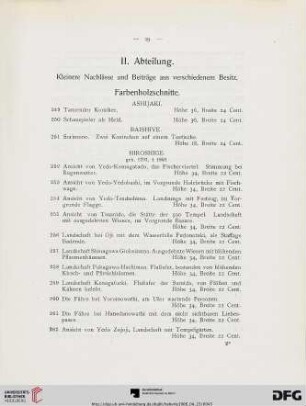 Farbenholzschnitte (Nr. 249-348)