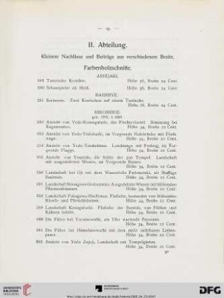 Farbenholzschnitte (Nr. 249-348)