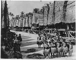 Siedlung der Papua (Sammlung Richard Wegner 1869/1931)