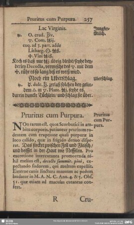 Pruritus cum Purpura