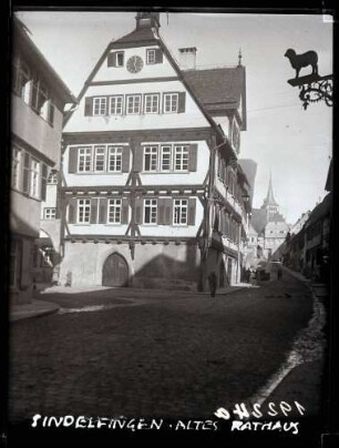 Altes Rathaus, Foto: Schuster 1930