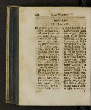 Titulus XXV. De codicillis.