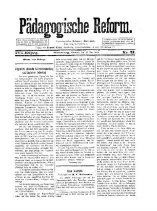 Allgemeine deutsche Lehrerversammlung und Deutscher Lehrertag : (Fortsetzung folgt)