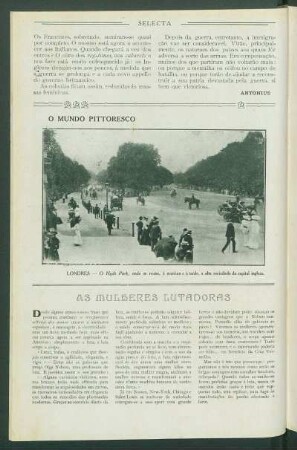 O mundo pittoresco : Londres