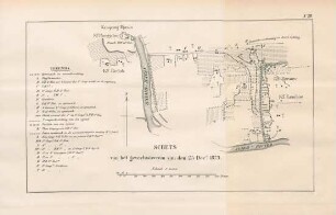 No. III. Schets van het gevechtsterrein van den 25 Decr. 1873